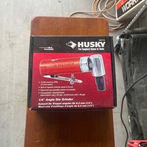 Husky H4715 1/4" Right Angle Air Die Grinder 22,000 RPM